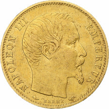 France, Napoleon III, 5 Francs, 1854, Paris, Petit module, Or, TTB, KM:783