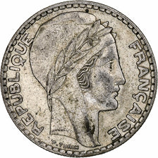 Frankrijk, 20 Francs, Turin, 1937, Paris, Zilver, ZF, Gadoury:852, KM:879