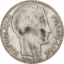 Francia, 10 Francs, Turin, 1937, Paris, Argento, BB, Gadoury:801
