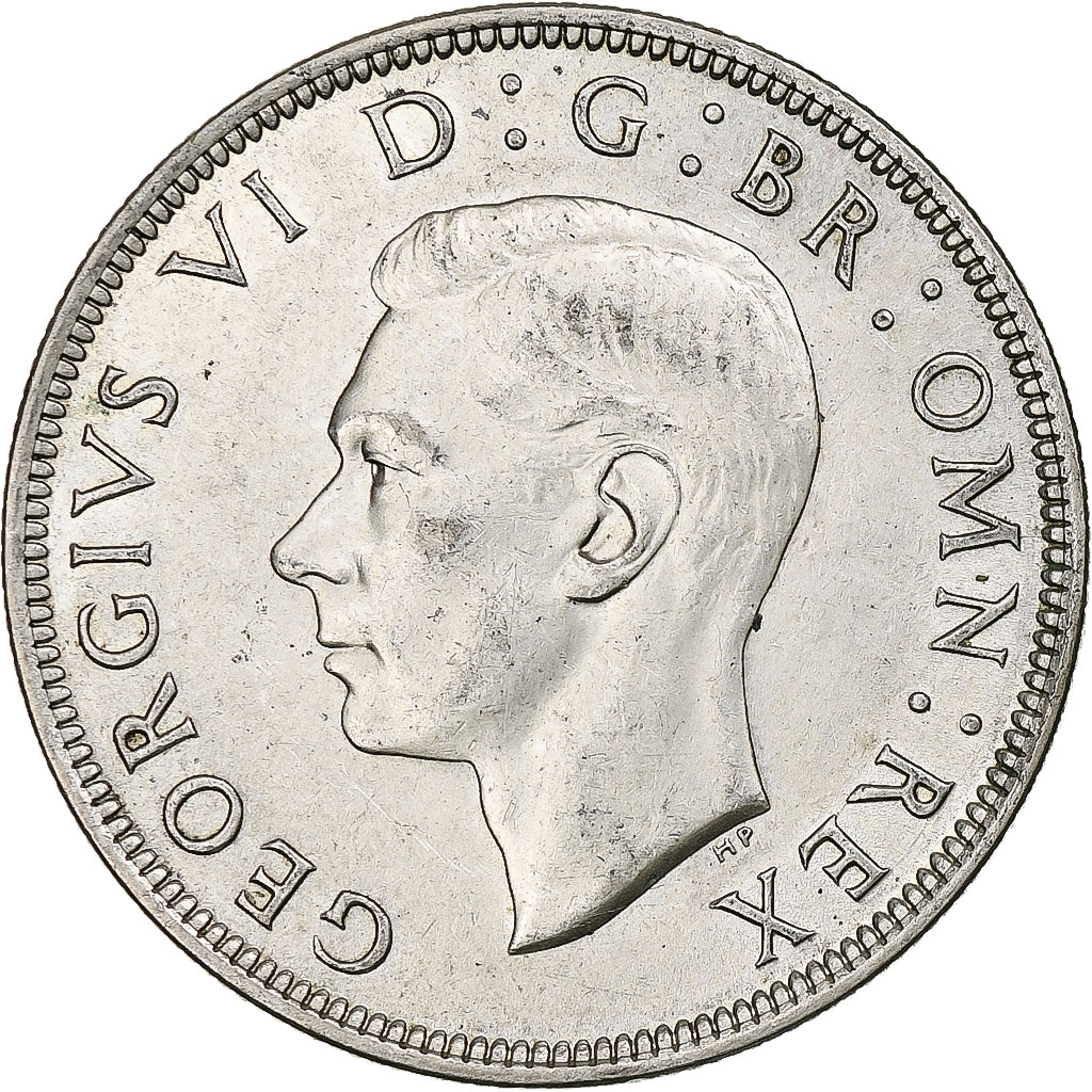 Gran Bretagna, George VI, 1/2 Crown, 1945, Argento, SPL-, Spink:4080, KM:856