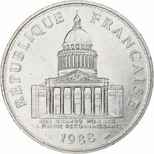 Francja, 100 Francs, Panthéon, 1988, Paris, Srebro, AU(50-53), Gadoury:898