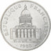 France, 100 Francs, Panthéon, 1988, Paris, Silver, AU(50-53), Gadoury:898