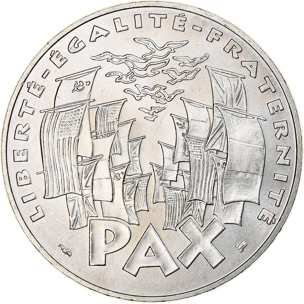 France, 100 Francs, 8 mai 1945, 1995, Paris, Argent, SUP, Gadoury:952, KM:1116.1
