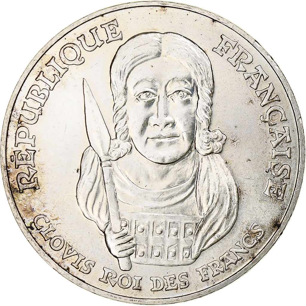 Francia, 100 Francs, Clovis, 1996, Argento, SPL-, Gadoury:953, KM:1180