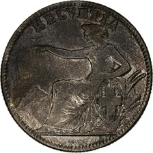 Svizzera, 2 Francs, 1860, Bern, Argento, B+, KM:10a