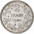 België, 2 Francs, 2 Frank, 1909, Zilver, ZF+, KM:59