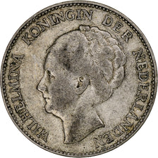 Países Bajos, Wilhelmina I, Gulden, 1931, Utrecht, Plata, BC+, KM:161.1