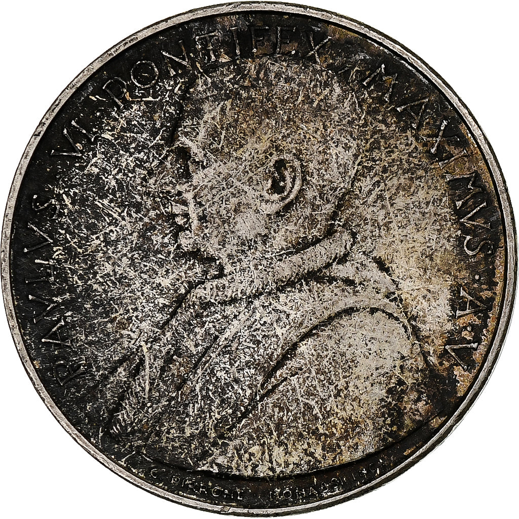 CITTÀ DEL VATICANO, Paul VI, 500 Lire, 1967, Argento, SPL, KM:99