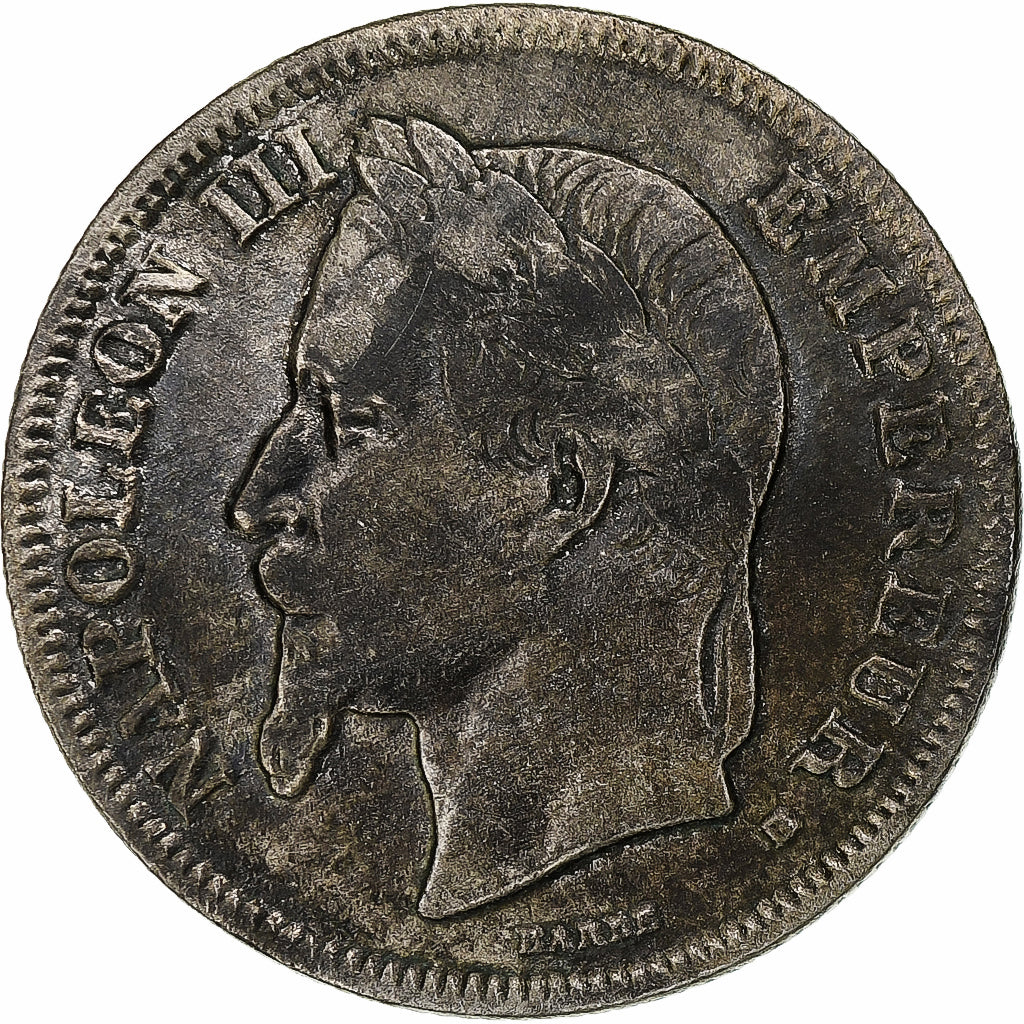Frankreich, Napoleon III, 2 Francs, 1867, Strasbourg, Silber, S, Le Franc:F.263