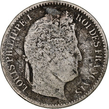 Francia, 2 Francs, Louis-Philippe, 1834, Paris, Plata, BC, Gadoury:520, KM:743.1