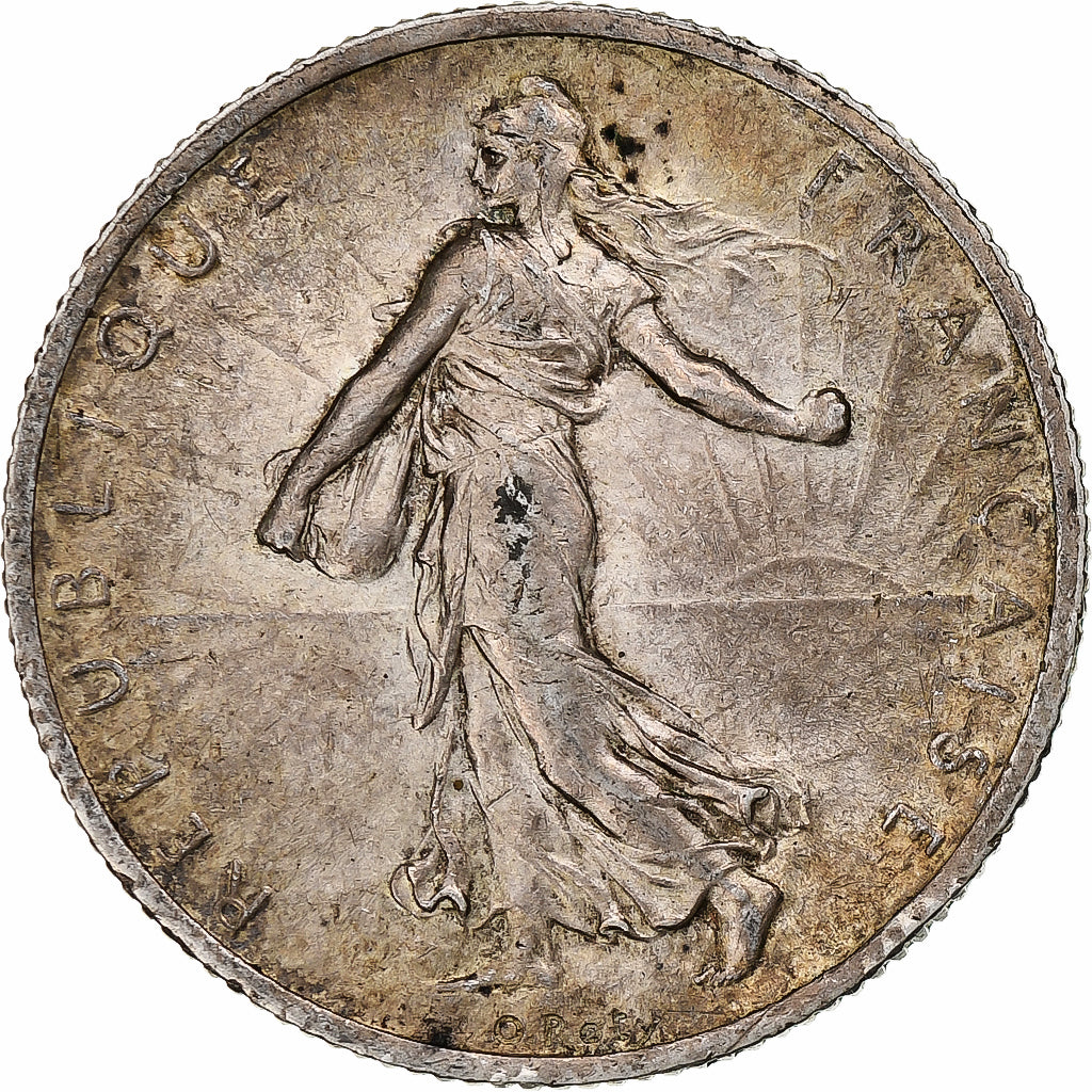 França, 2 Francs, Semeuse, 1899, Paris, Prata, AU(50-53), Gadoury:532, KM:845.1
