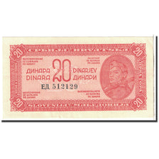 Yugoslavia, 20 Dinara, 1944, KM:51a, UNC(65-70)