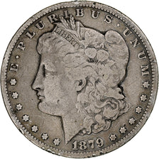 États-Unis, Dollar, Morgan Dollar, 1879, San Francisco, Argent, TB, KM:110