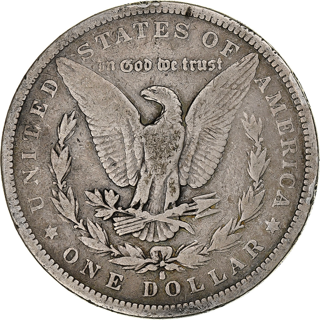 États-Unis, Dollar, Morgan Dollar, 1879, San Francisco, Argent, TB, KM:110