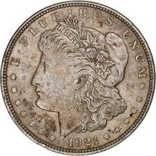 Estados Unidos, Dollar, Morgan Dollar, 1921, Philadelphia, Plata, MBC+, KM:110