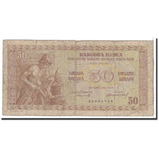 Banknote, Yugoslavia, 50 Dinara, 1946, 1946-05-01, KM:64a, VG(8-10)