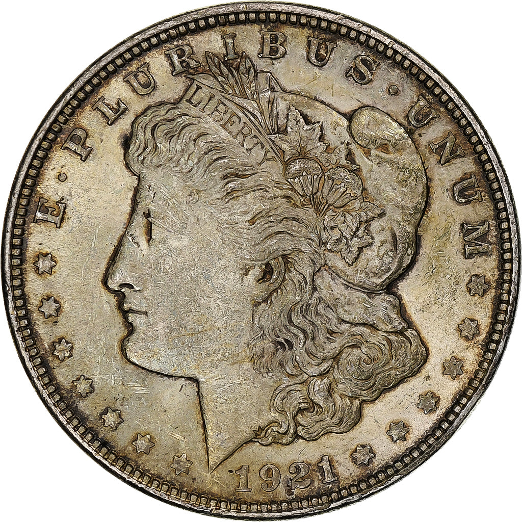 Vereinigte Staaten, Dollar, Morgan Dollar, 1921, Philadelphia, Silber, VZ+