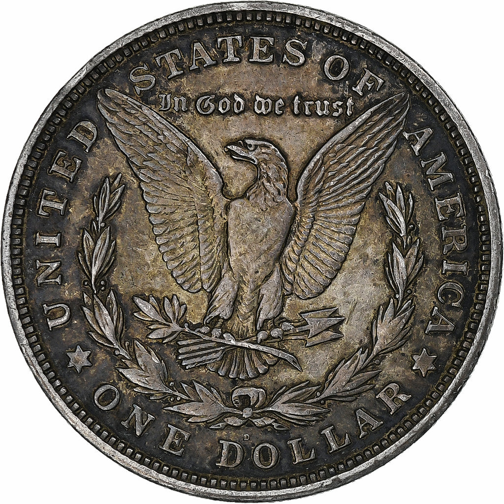 États-Unis, Dollar, Morgan Dollar, 1921, Denver, Argent, TTB, KM:110
