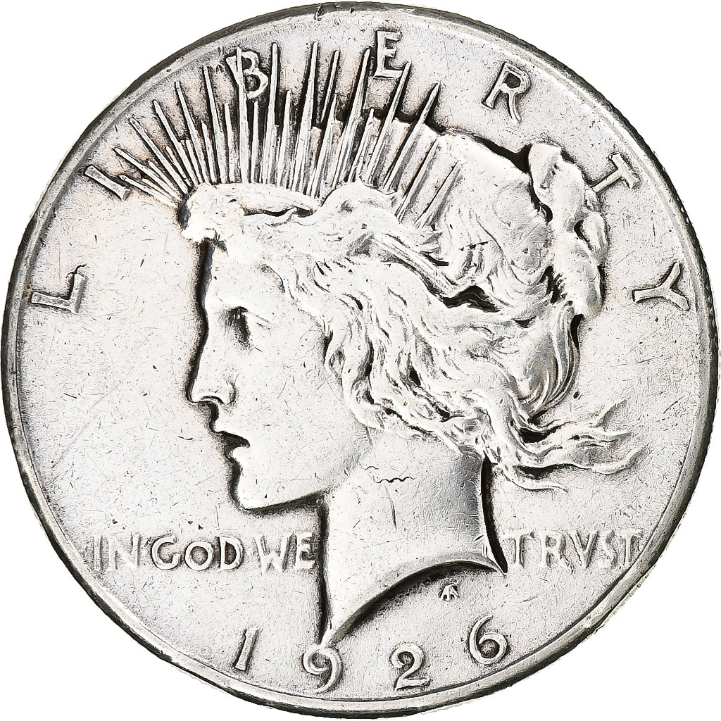 États-Unis, Dollar, Peace Dollar, 1926, Philadelphie, Argent, TB+, KM:150