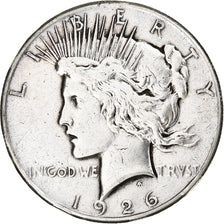 États-Unis, Dollar, Peace Dollar, 1926, Philadelphie, Argent, TB+, KM:150