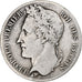 Belgio, Leopold I, 5 Francs, 5 Frank, 1833, Argento, MB, KM:3.1