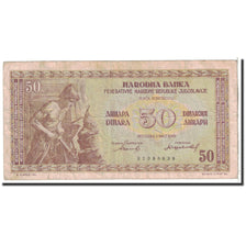 Banknote, Yugoslavia, 50 Dinara, 1946, 1946-05-01, KM:64a, VF(20-25)