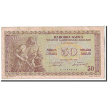 Billet, Yougoslavie, 50 Dinara, 1946, 1946-05-01, KM:64a, TB