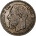 Bélgica, Leopold II, 5 Francs, 5 Frank, 1867, With dot, Prata, VF(20-25), KM:24