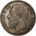Belgio, Leopold II, 5 Francs, 5 Frank, 1867, With dot, Argento, MB, KM:24