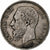 België, Leopold II, 5 Francs, 5 Frank, 1868, Brussels, Edge B, Zilver, FR+