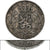 Bélgica, Leopold II, 5 Francs, 5 Frank, 1868, Brussels, Edge B, Plata, BC+