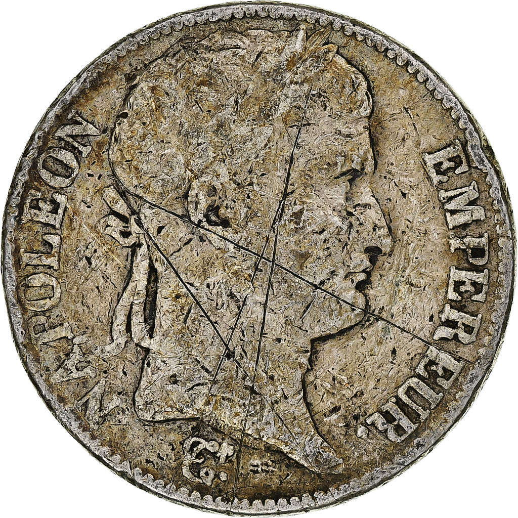 Francia, 5 Francs, Napoléon I, 1812, Bayonne, Plata, BC, KM:694.9