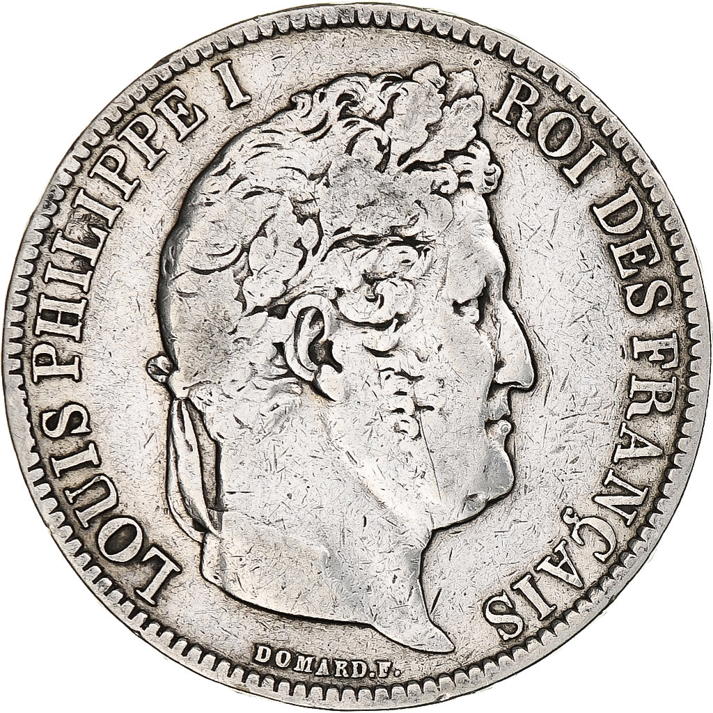 Frankreich, 5 Francs, Louis-Philippe, 1831, Marseille, Silber, S, Gadoury:677a