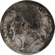 France, Louis XVIII, 5 Francs, 1816, Rouen, Argent, B+, Gadoury:614, KM:711.2