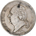 France, Louis XVIII, 5 Francs, 1818, Rouen, Argent, TB, Gadoury:614, KM:711.2
