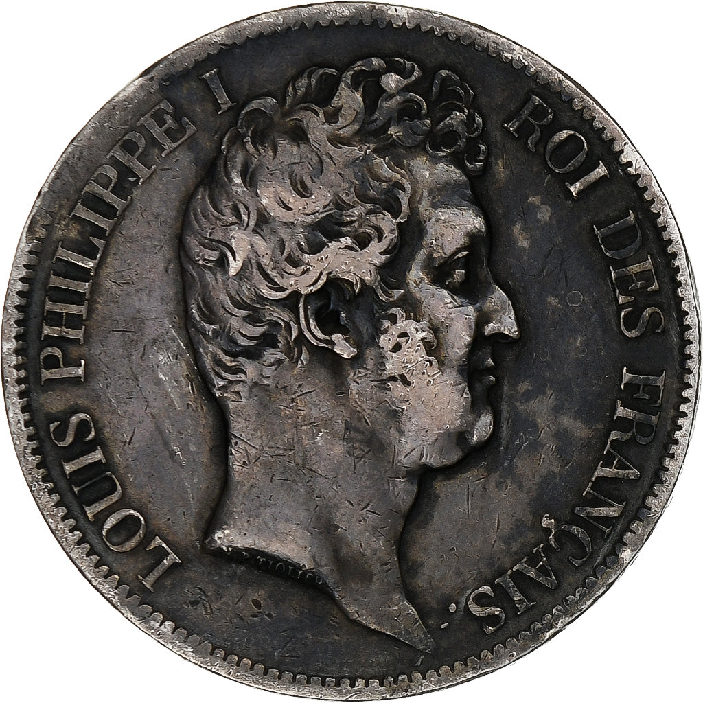 Francia, 5 Francs, Louis-Philippe, 1831, Lyon, Argento, BB, Gadoury:676