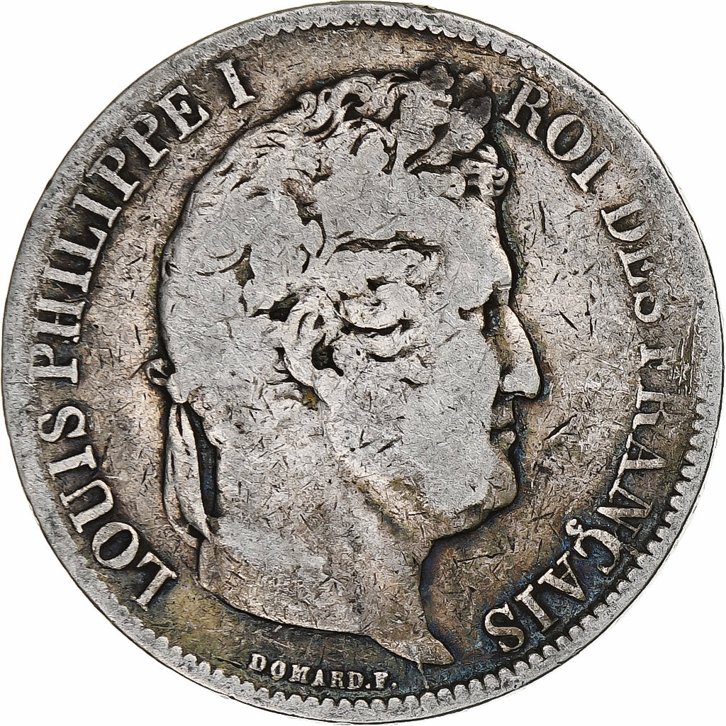 Frankrijk, 5 Francs, Louis-Philippe, 1831, Lyon, Zilver, ZG+, Gadoury:677