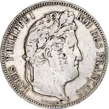 France, 5 Francs, Louis-Philippe, 1841, Bordeaux, Silver, VF(20-25)