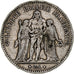 Francia, 5 Francs, Hercule, 1878, Bordeaux, Argento, MB, Gadoury:745a, KM:820.2