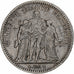France, 5 Francs, Hercule, 1849, Strasbourg, Argent, TB, Gadoury:683, KM:756.2
