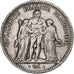 France, 5 Francs, Hercule, 1849, Strasbourg, Argent, TB, Gadoury:683, KM:756.2