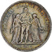 France, 5 Francs, Hercule, 1849, Strasbourg, Argent, TB, Gadoury:683, KM:756.2
