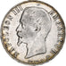 Francia, Napoleon III, 5 Francs, 1856, Strasbourg, Argento, MB+, Gadoury:734