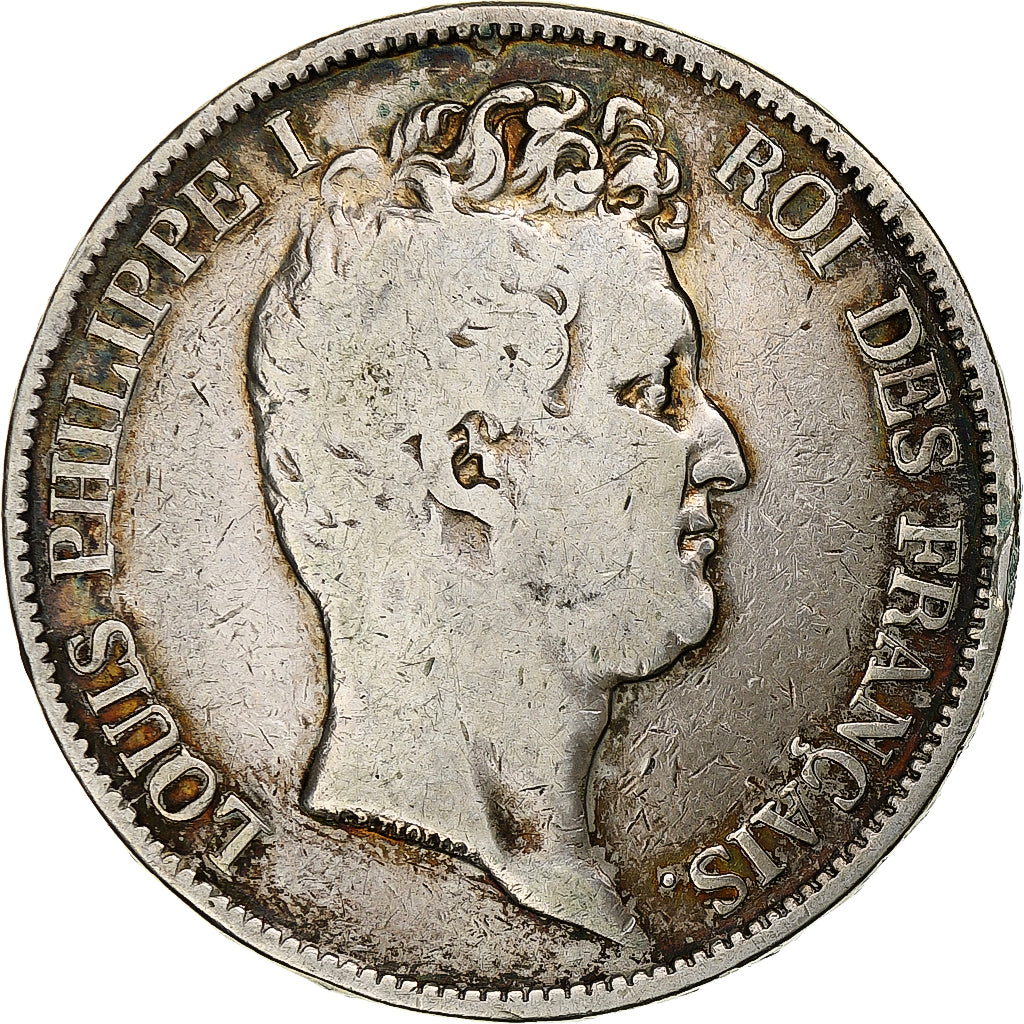 Frankrijk, 5 Francs, Louis-Philippe, 1831, Lille, Zilver, ZG+, Gadoury:676a