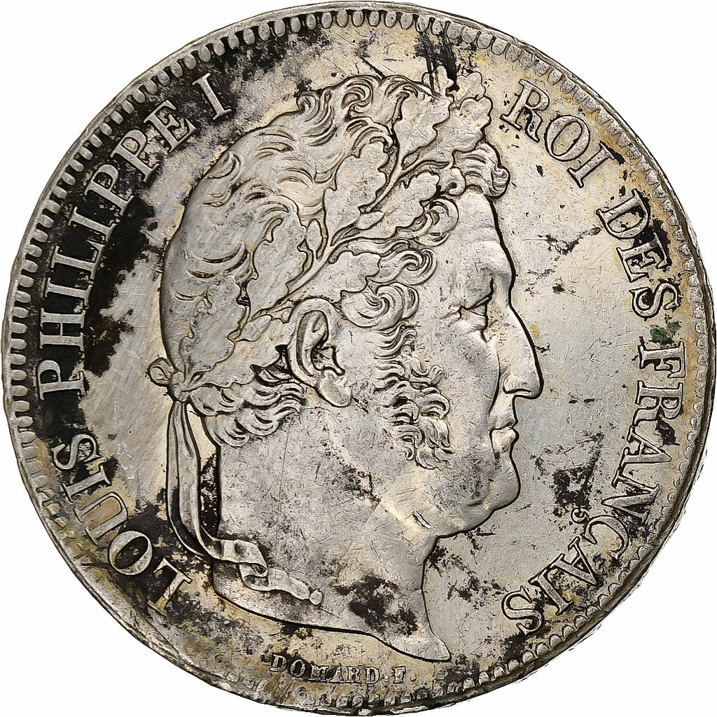 Francia, 5 Francs, Louis-Philippe, 1832, Lille, Argento, BB, Gadoury:678