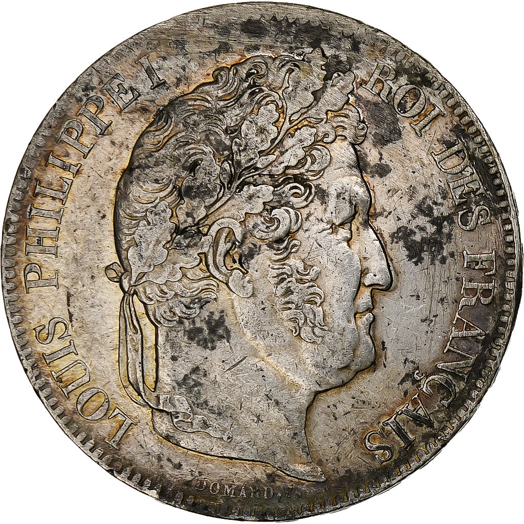 Francia, 5 Francs, Louis-Philippe, 1833, Lille, Argento, BB, Gadoury:678