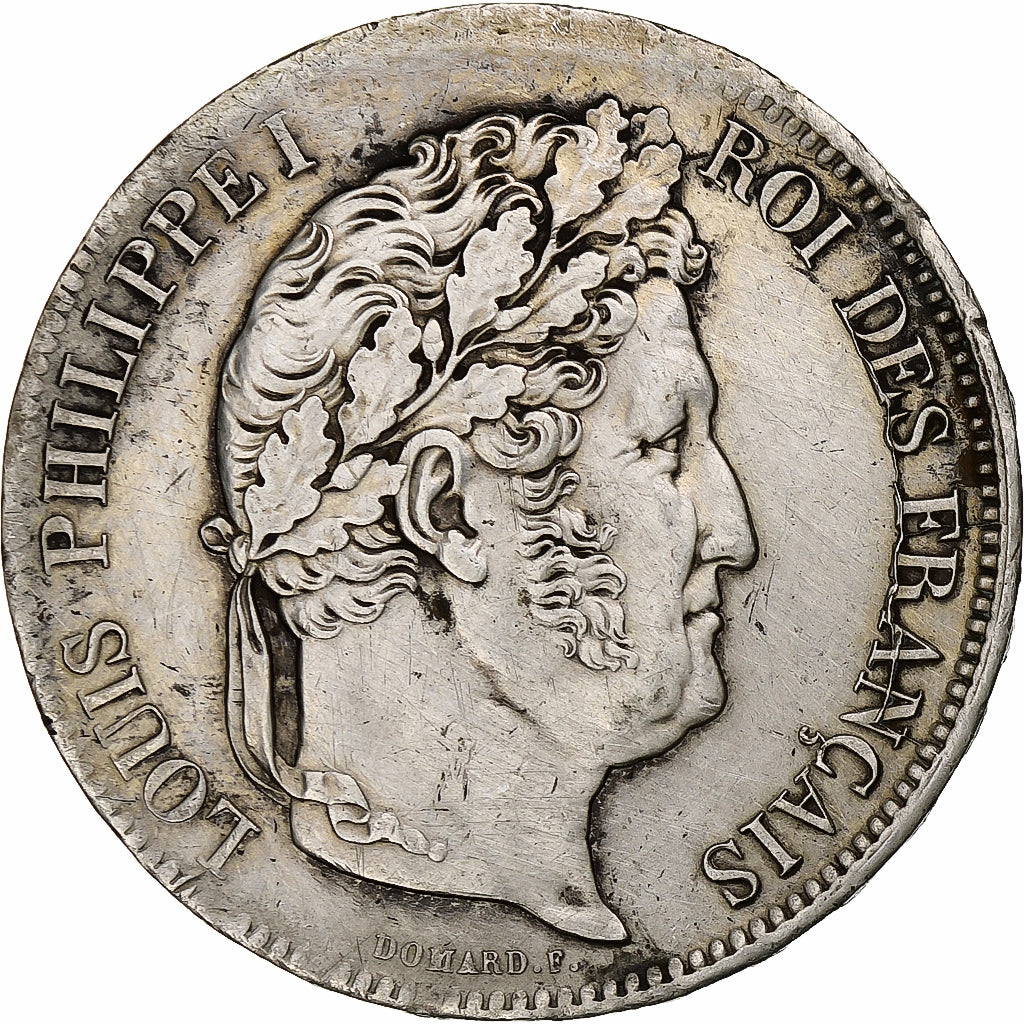 Francia, 5 Francs, Louis-Philippe, 1834, Lille, Argento, BB+, Gadoury:678