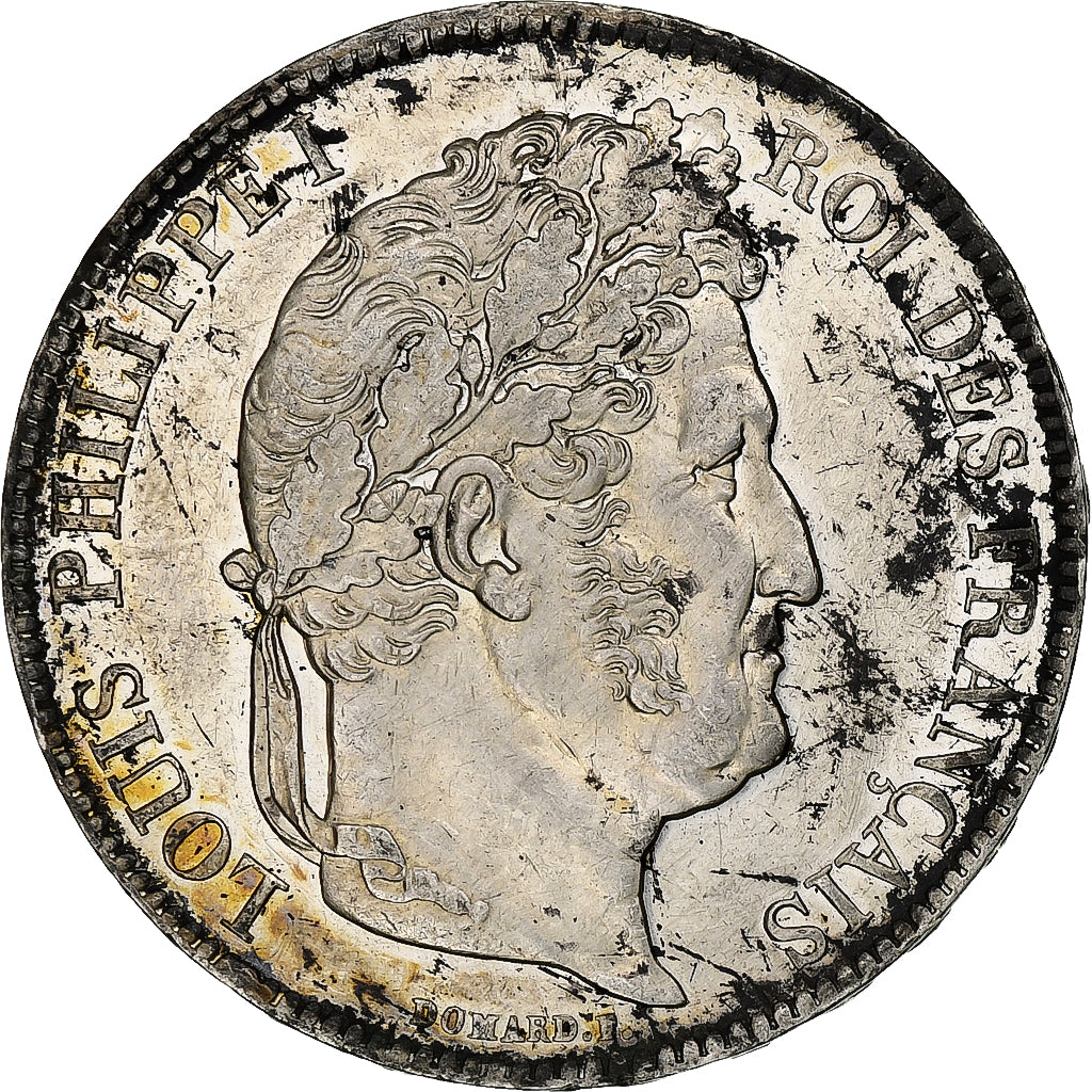 Francia, 5 Francs, Louis-Philippe, 1838, Lille, Argento, BB+, Gadoury:678