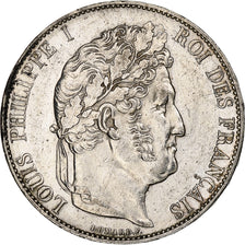 Frankrijk, 5 Francs, Louis-Philippe, 1845, Lille, Zilver, ZF+, Gadoury:678a