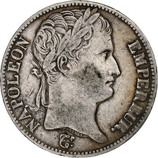 Francia, 5 Francs, Napoléon I, 1811, Paris, Plata, BC+, Gadoury:584, KM:694.1